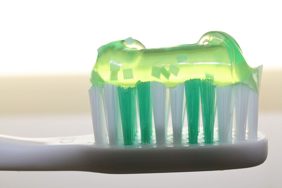 cleaning teeth